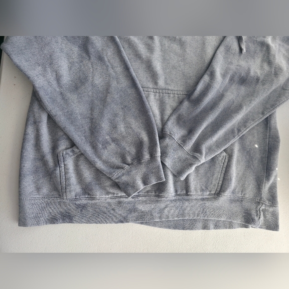 Thrasher Silver Flame Hoodie Grey Tie Dye Skate Aesthetic Streetwear Large - Picture 4 of 12